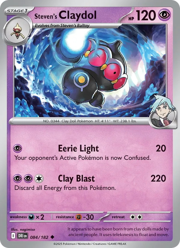 Steven's Claydol 084 – Non-holo