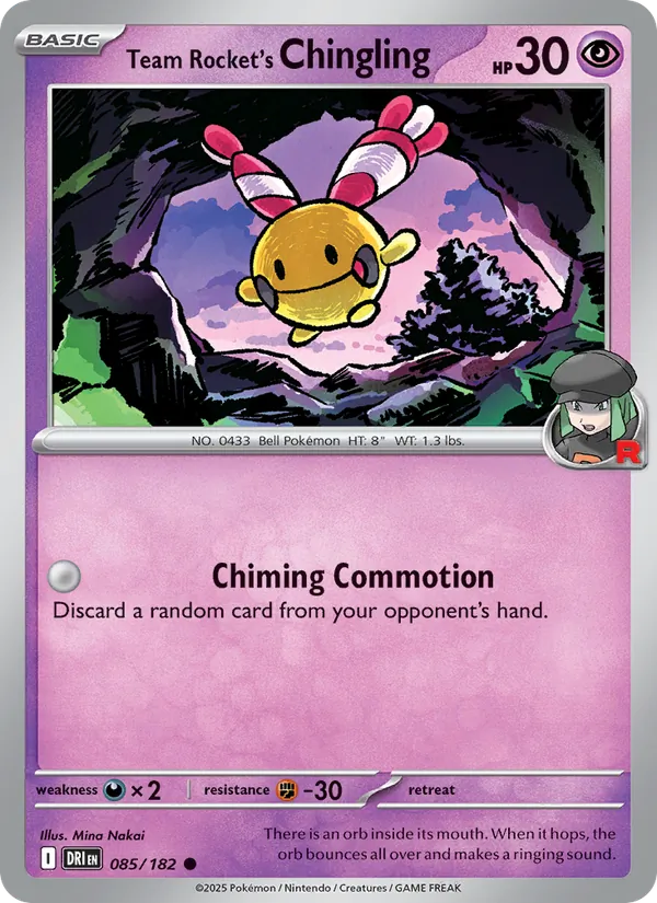 Team Rocket's Chingling 085 – Non-holo