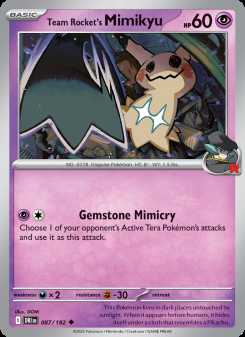 Team Rocket's Mimikyu