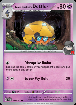 Team Rocket's Dottler