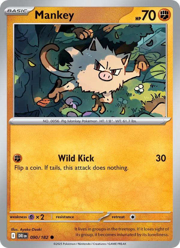 Mankey 090 – Non-holo