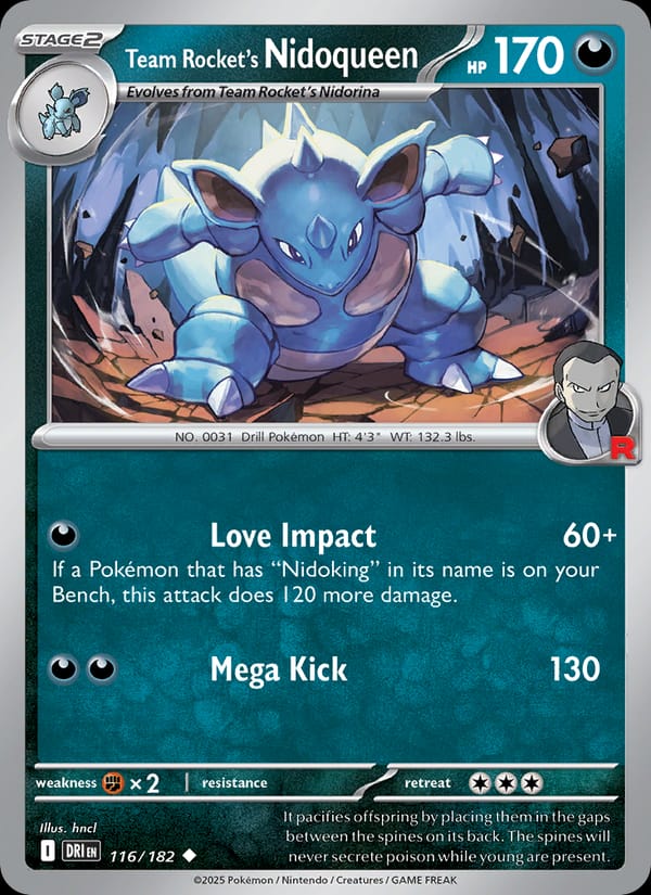 Team Rocket's Nidoqueen 116/182
