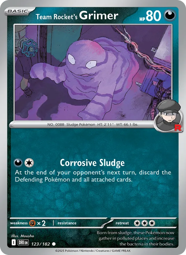 Team Rocket's Grimer 123 – Non-holo