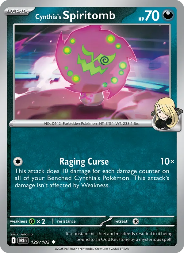 Cynthia's Spiritomb 129 – Non-holo