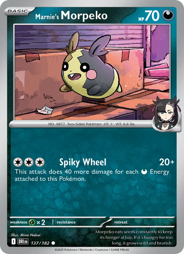 Marnie's Morpeko 137 – Non-holo