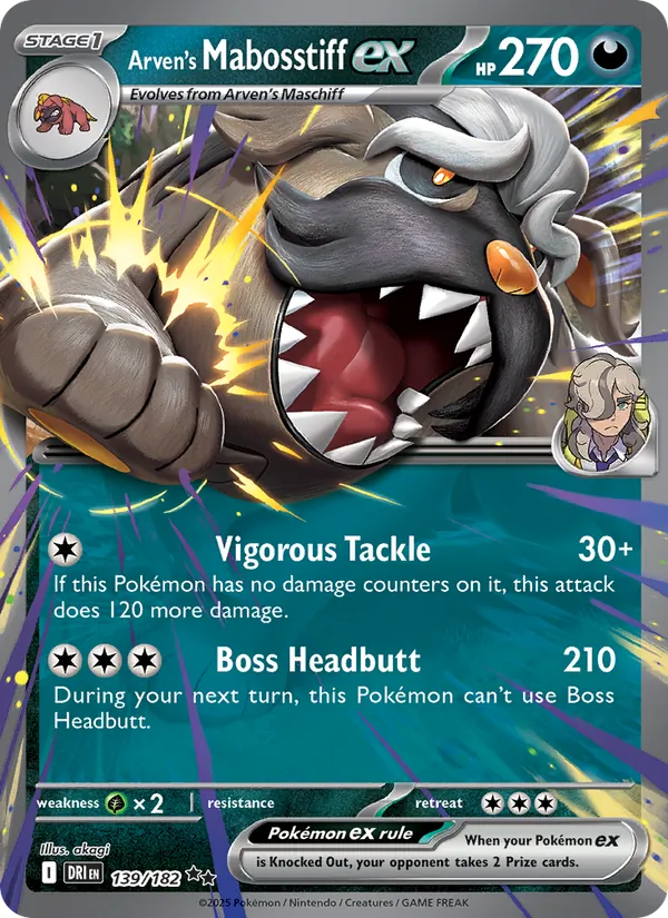Arven's Mabosstiff ex 139 – Holo