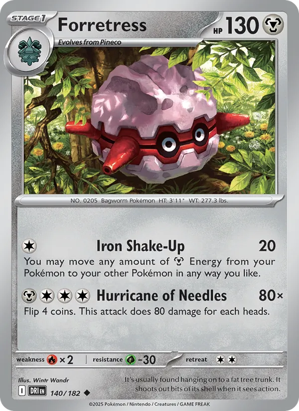 Forretress 140 – Non-holo