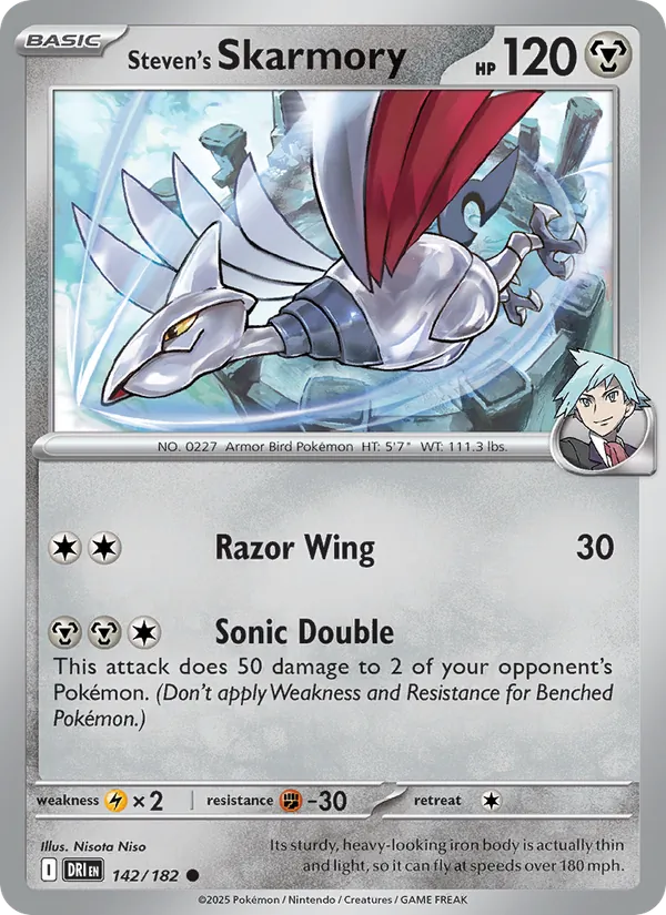 Steven's Skarmory 142 – Non-holo
