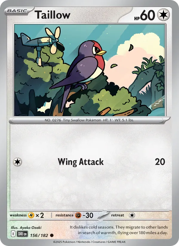 Taillow 156 – Non-holo