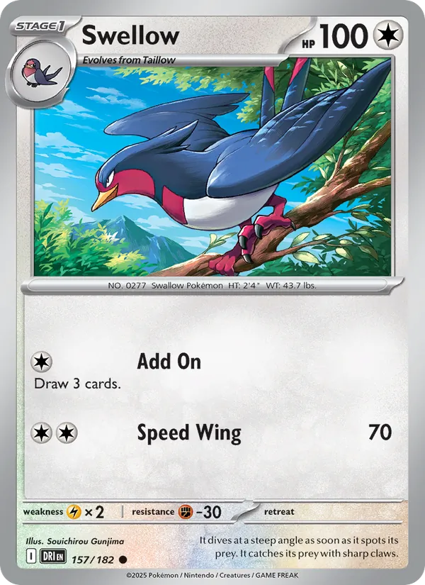Swellow 157 – Non-holo