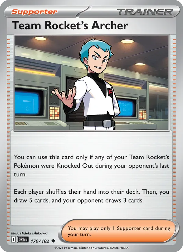 Team Rocket's Archer 170 – Non-holo