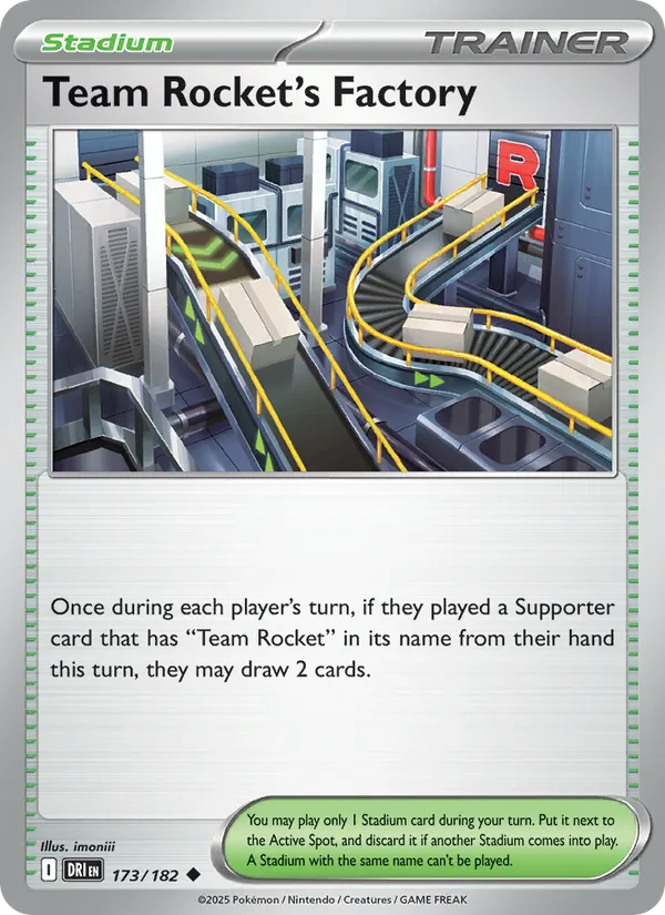 Team Rocket's Factory 173 – Non-holo