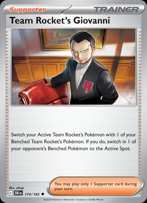 Team Rocket's Giovanni 174/182