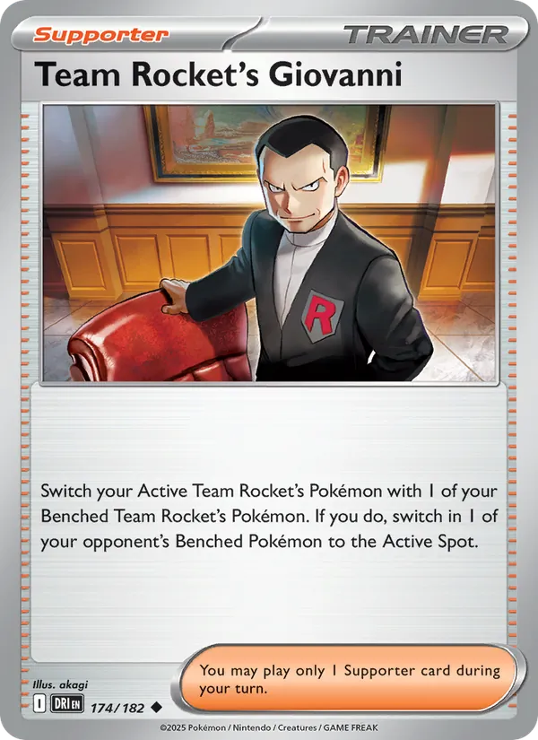 Team Rocket's Giovanni 174 – Non-holo