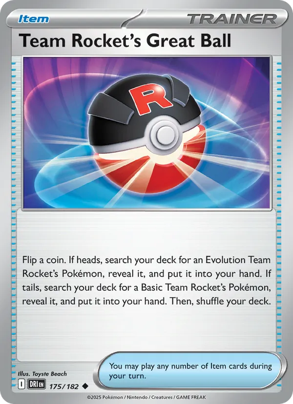 Team Rocket's Great Ball 175 – Non-holo