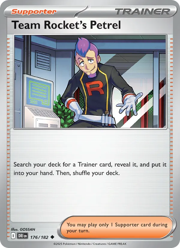 Team Rocket's Petrel 176 – Non-holo
