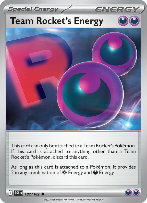 Team Rocket's Energy 182 – Non-holo