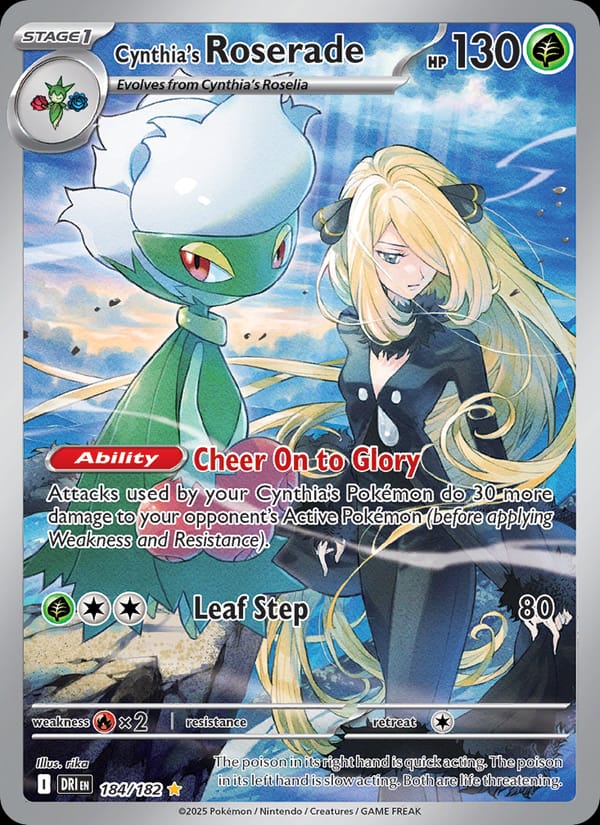Cynthia's Roserade 184/182