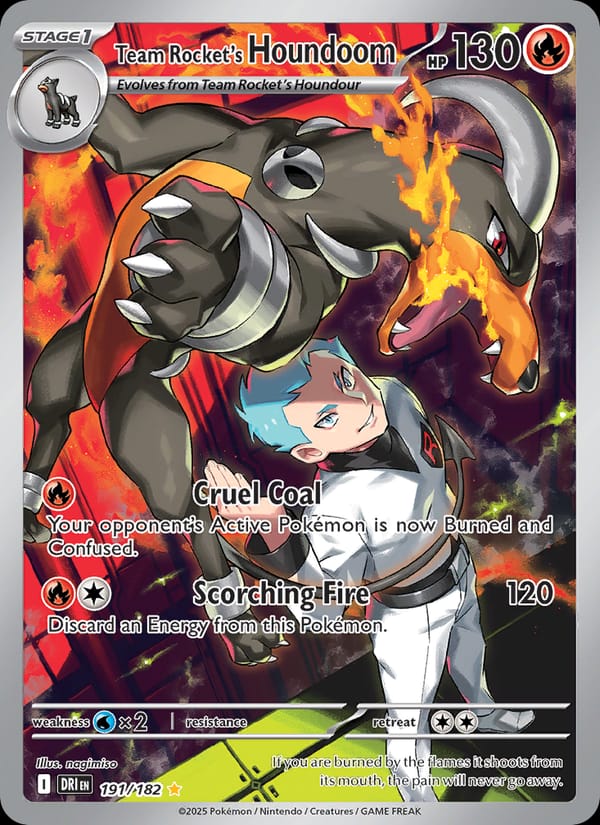 Team Rocket's Houndoom 191/182