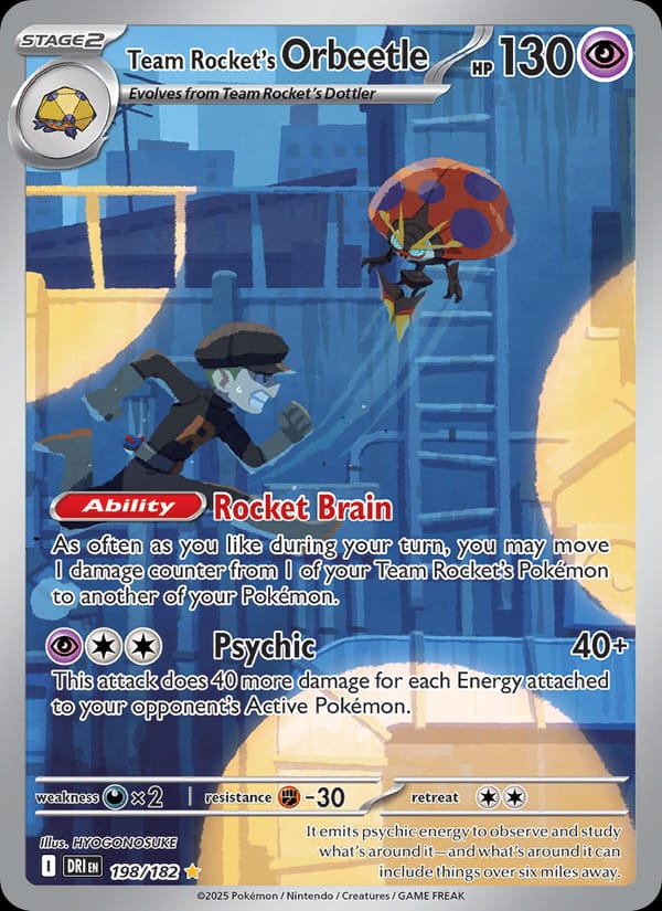 Team Rocket's Orbeetle 198/182