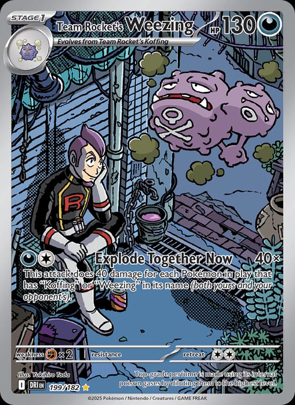 Team Rocket's Weezing 199/182