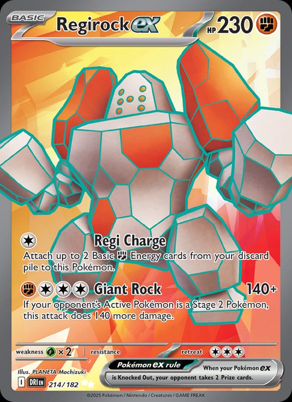 Regirock ex 214/182