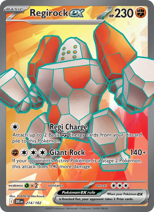 Regirock ex 214 – Holo