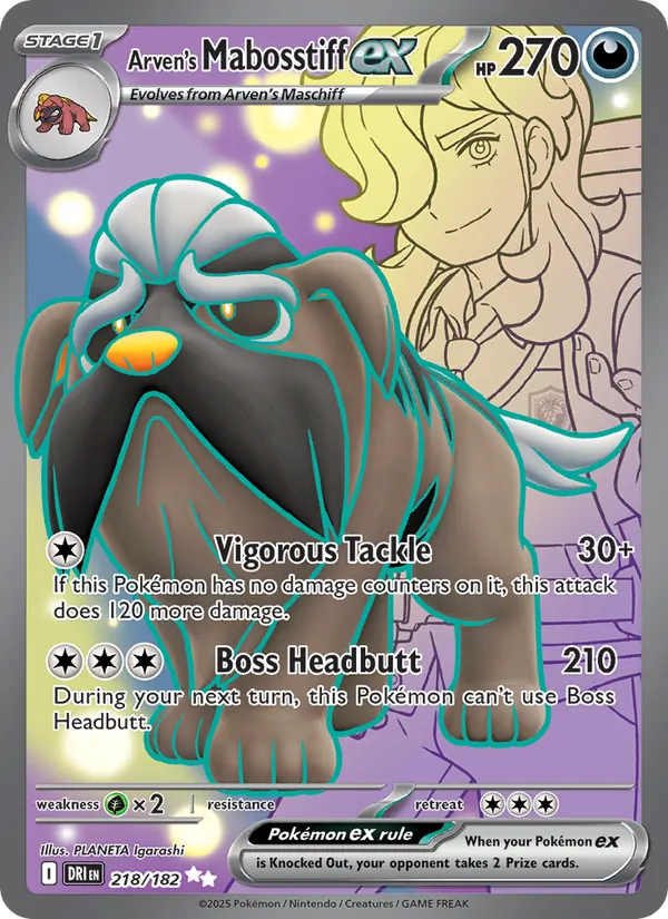 Arven's Mabosstiff ex 218 – Holo
