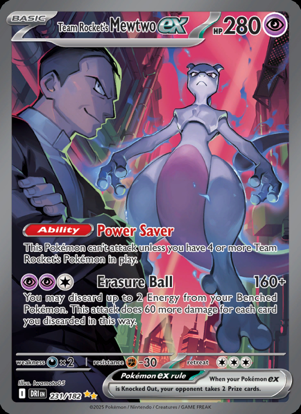 Team Rocket's Mewtwo ex - 231/182