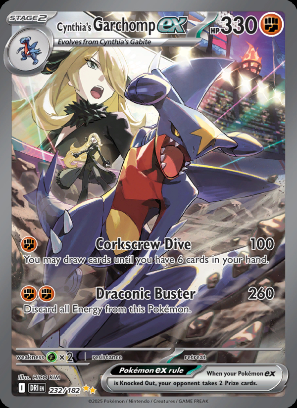 Cynthia's Garchomp ex - 232/182