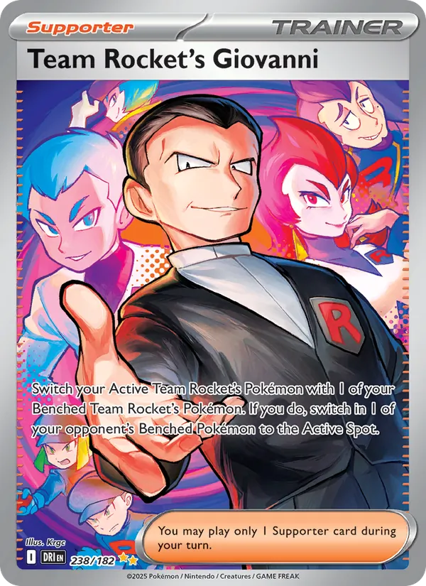 Team Rocket's Giovanni 238 – Holo