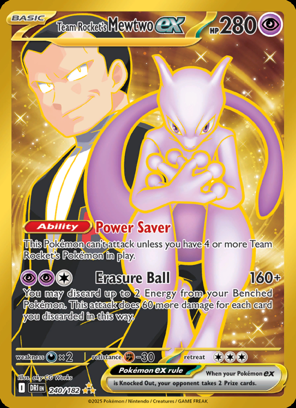 Team Rocket's Mewtwo ex - 240/182