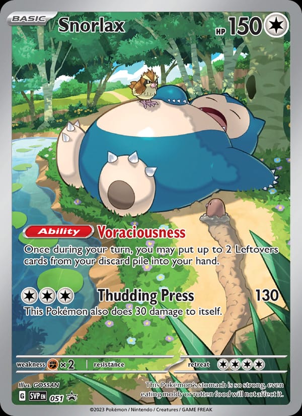 Snorlax #51, SVP Black Star Promos