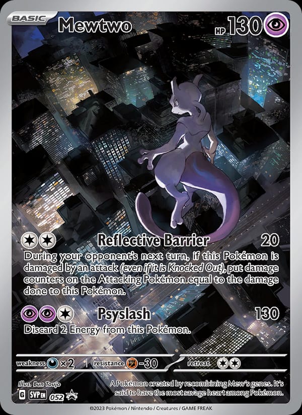 Mewtwo #52, SVP Black Star Promos