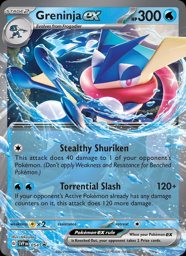Greninja ex #54, SVP Black Star Promos