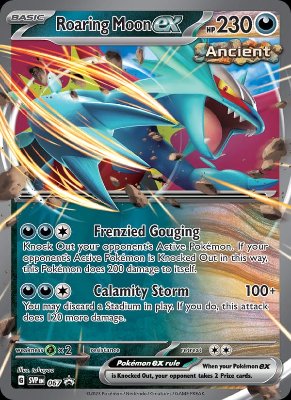 Roaring Moon ex #67, SVP Black Star Promos