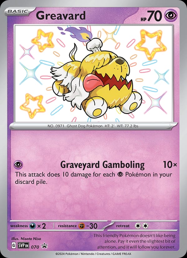 Greavard #70, SVP Black Star Promos