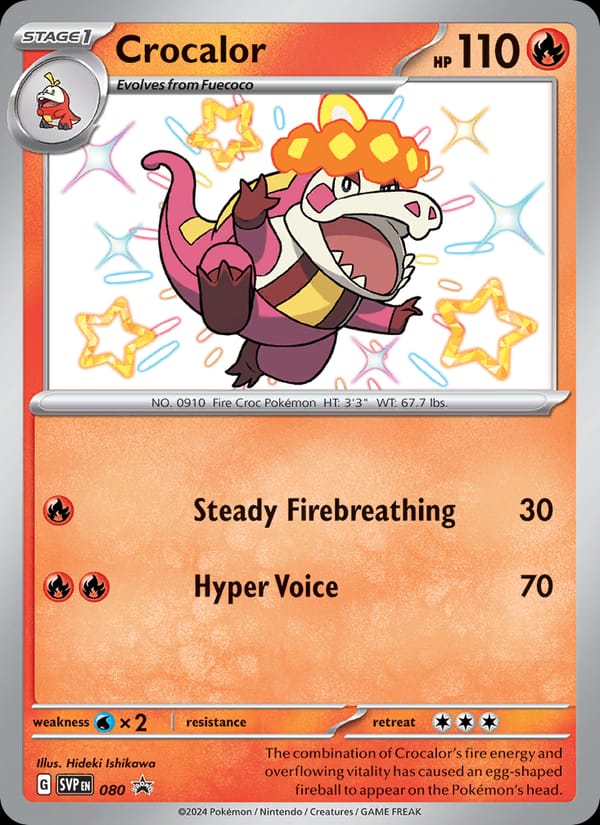 Crocalor #80, SVP Black Star Promos