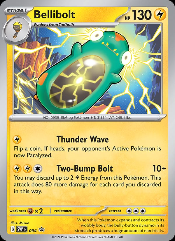 Bellibolt #94, SVP Black Star Promos