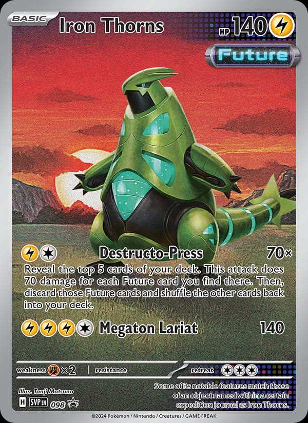 Iron Thorns #98, SVP Black Star Promos