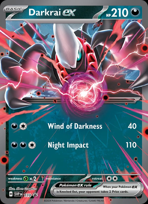 Darkrai ex #110, SVP Black Star Promos