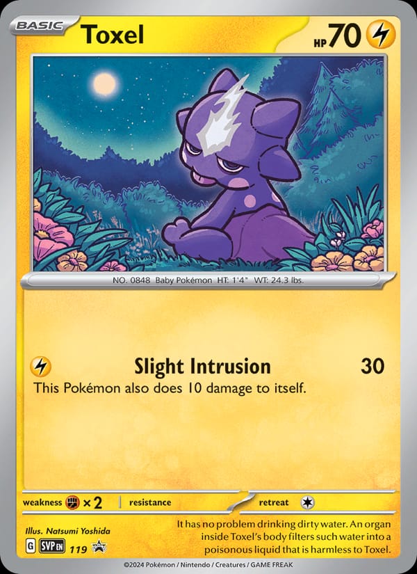 Toxel #119, SVP Black Star Promos