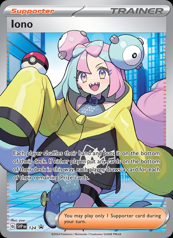 Iono #124, SVP Black Star Promos