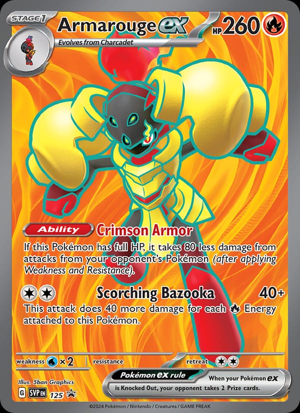 Armarouge ex #125, SVP Black Star Promos