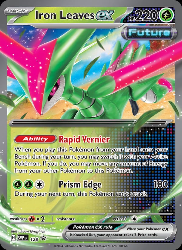 Iron Leaves ex #128, SVP Black Star Promos