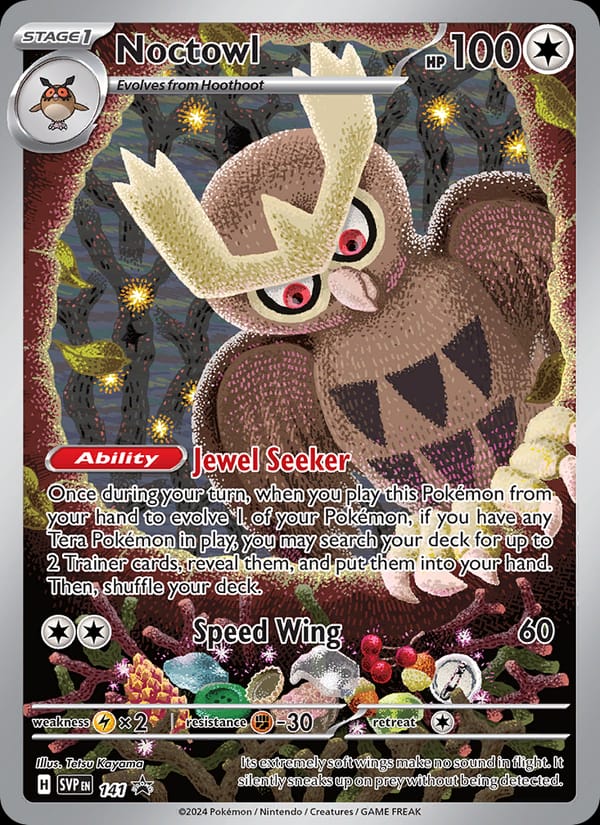 Noctowl #141, SVP Black Star Promos