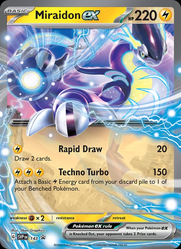 Miraidon ex #143, SVP Black Star Promos