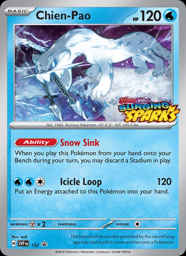 Chien-Pao #152, SVP Black Star Promos