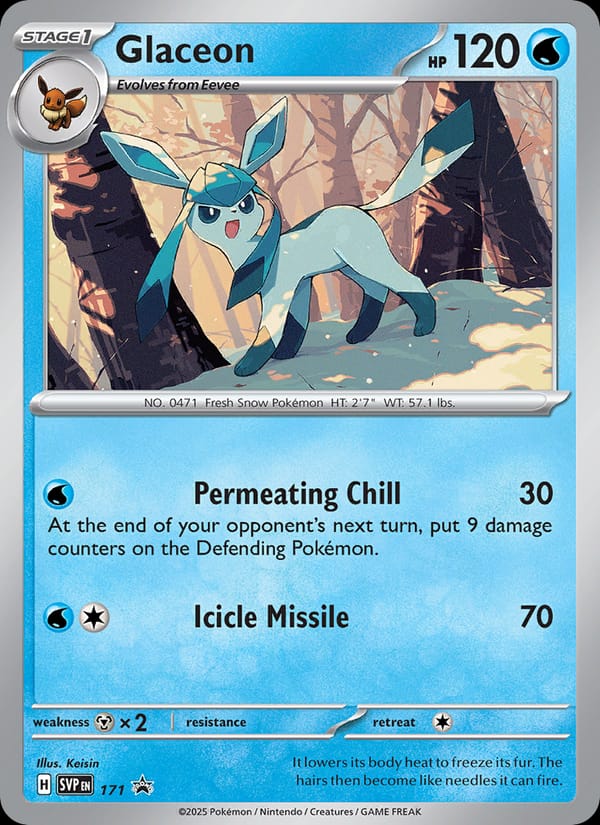 Glaceon #171, SVP Black Star Promos