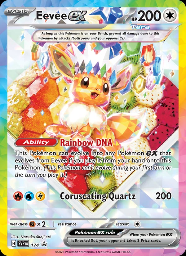 Eevee ex #174, SVP Black Star Promos